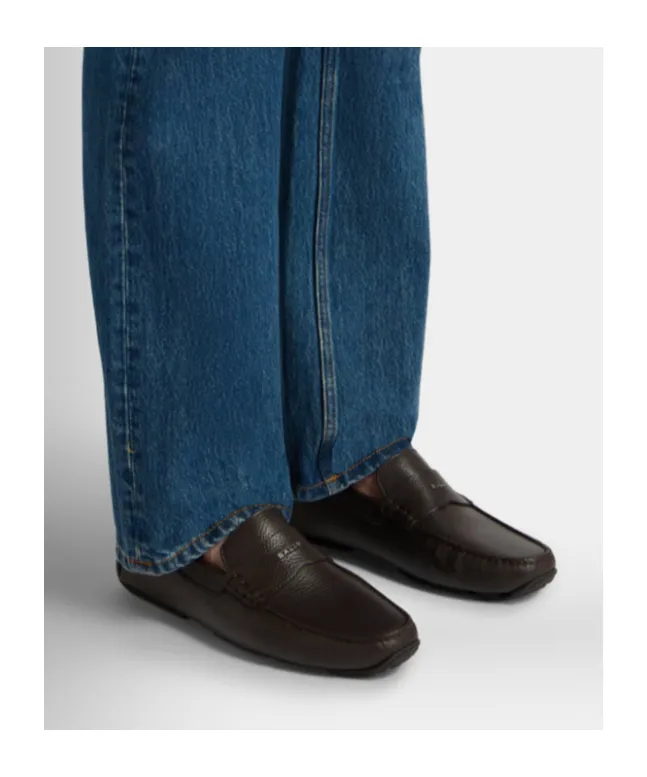 Logo Plaque Slip-On Loafers