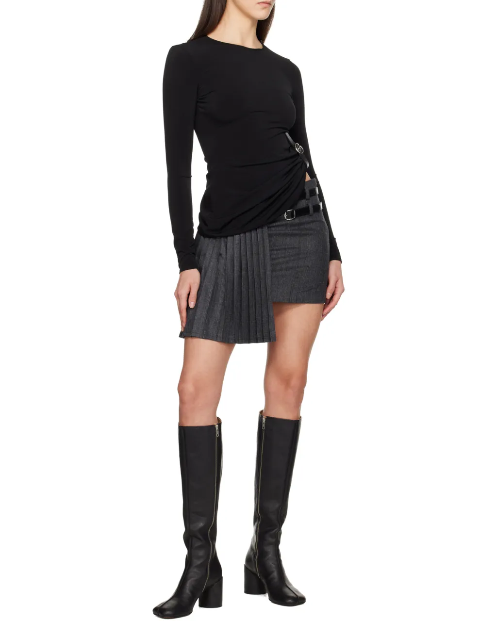 Pleated Mini Skirt