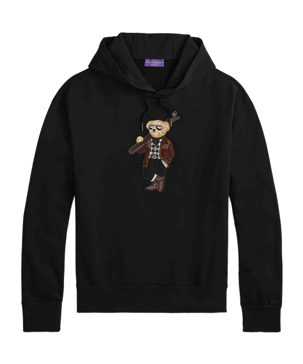 Bear-Print Hoodie