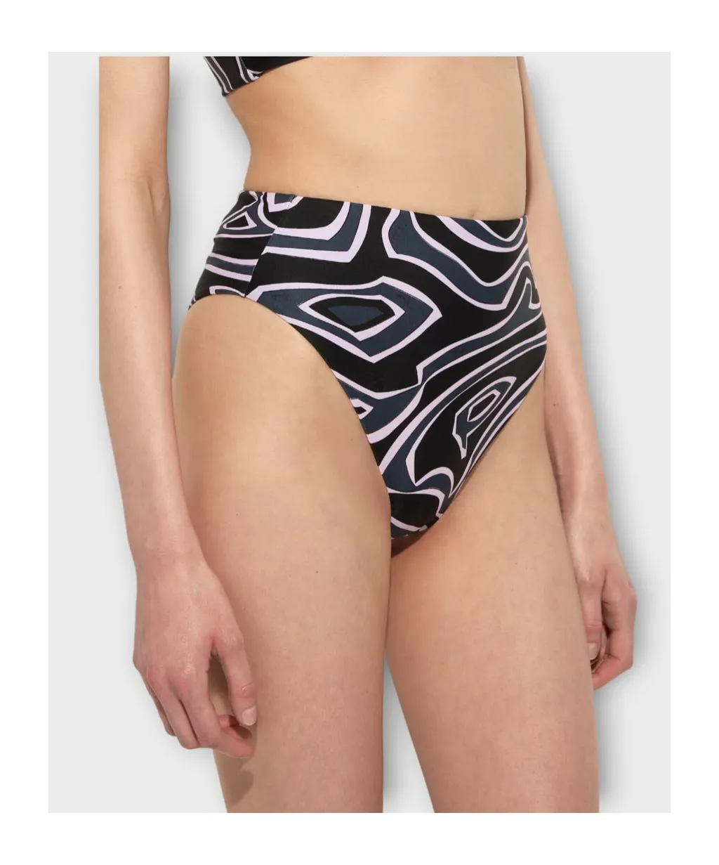 Abstract Printed Beachwear Bottoms