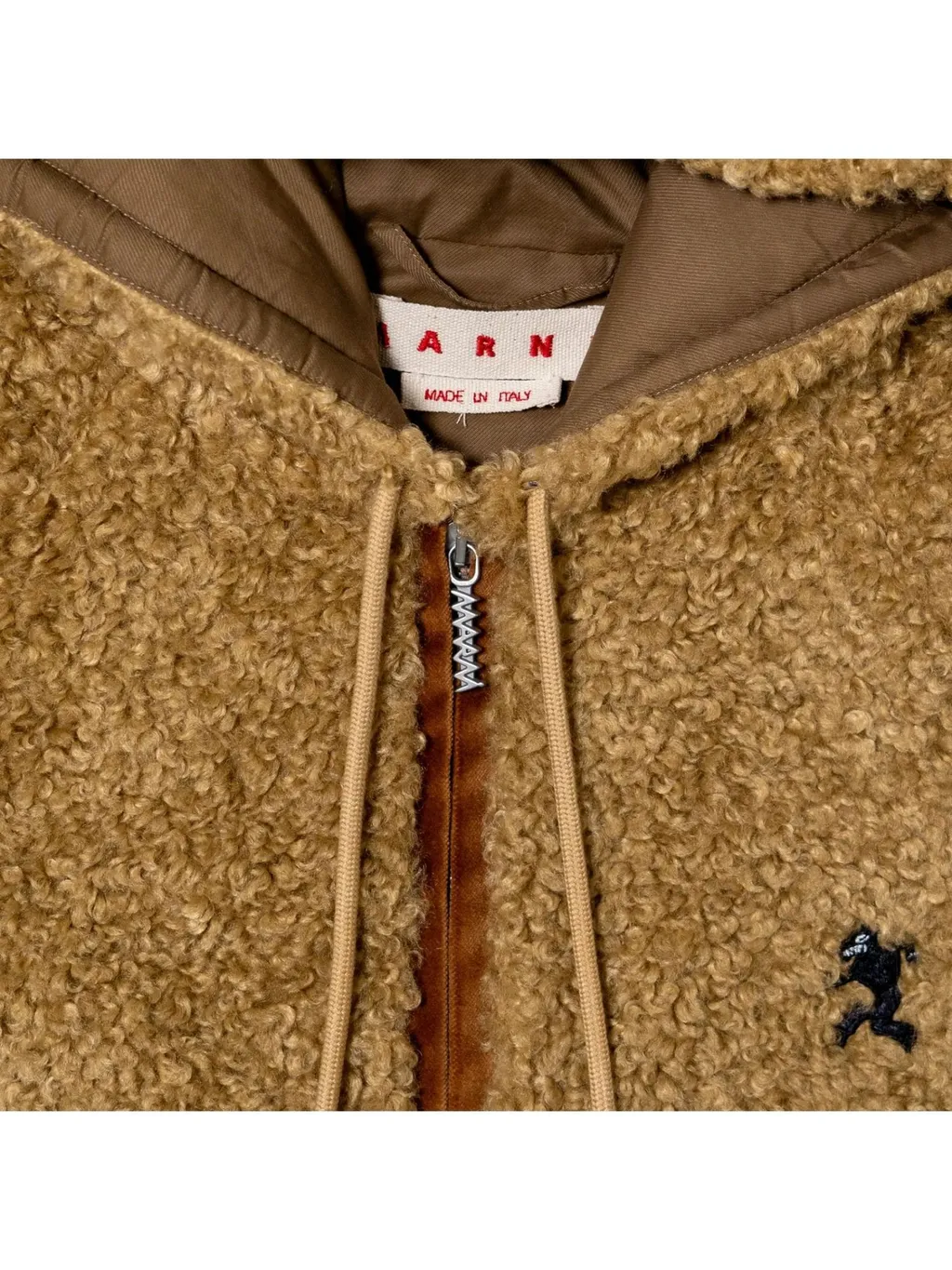 Drawstring Hooded Zip-Up Jacket