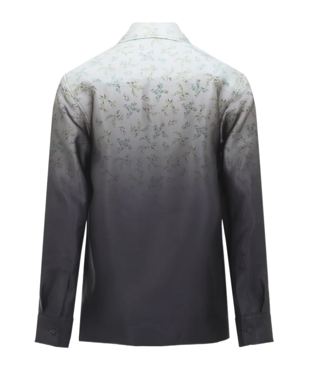 Printed Faded Effect Shirt
