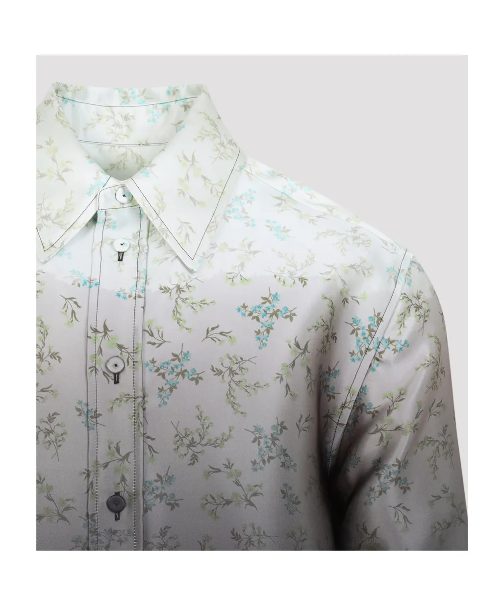 Printed Faded Effect Shirt