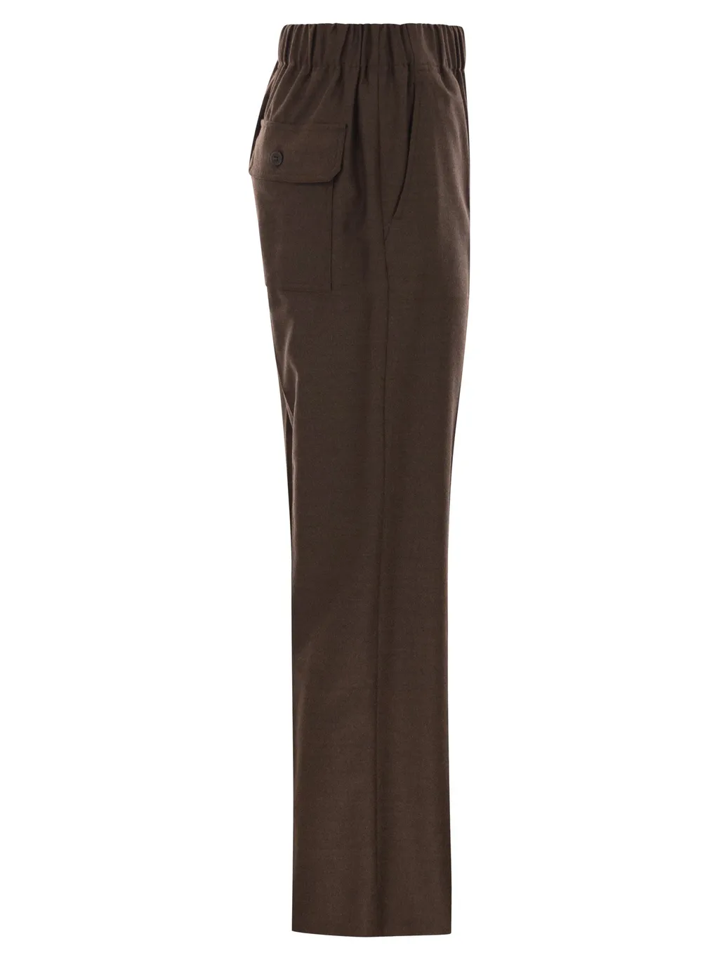 Elastic Waist Casual Pants
