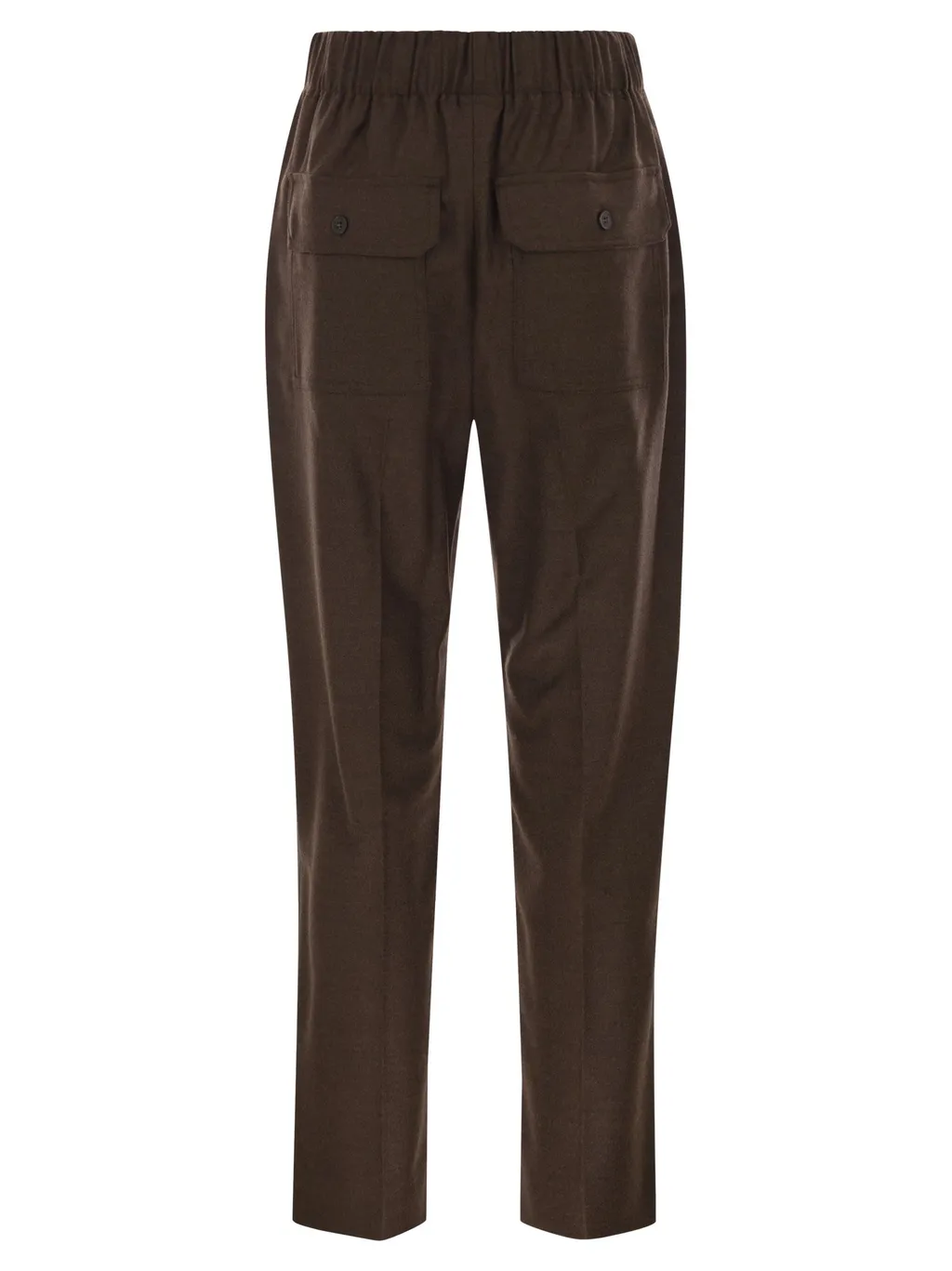 Elastic Waist Casual Pants