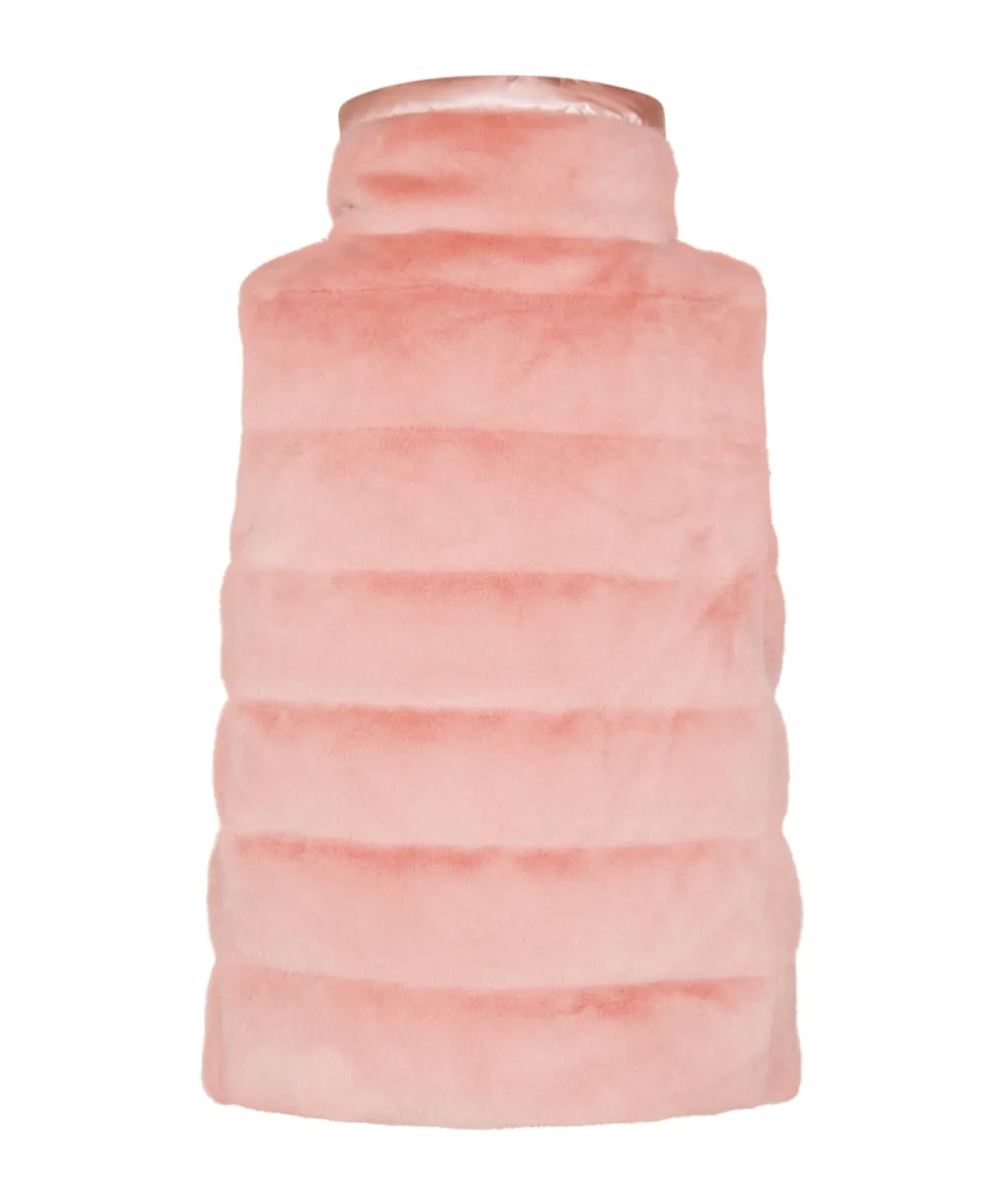 High-Neck Quilted Vest