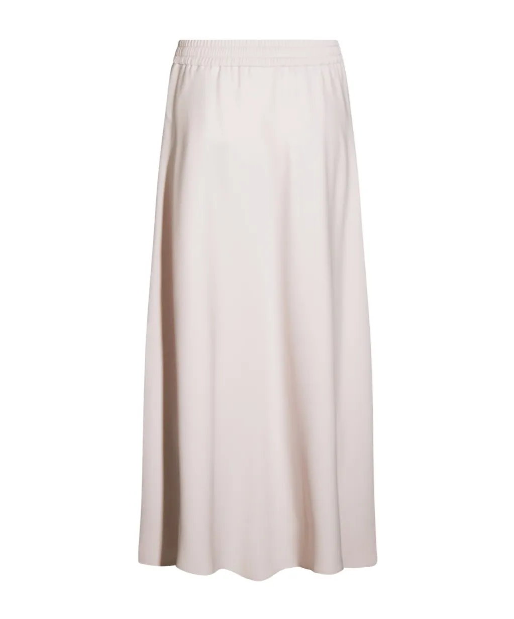 Drawstring Flared Skirt