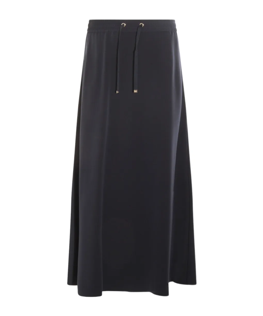 Drawstring Flared Skirt