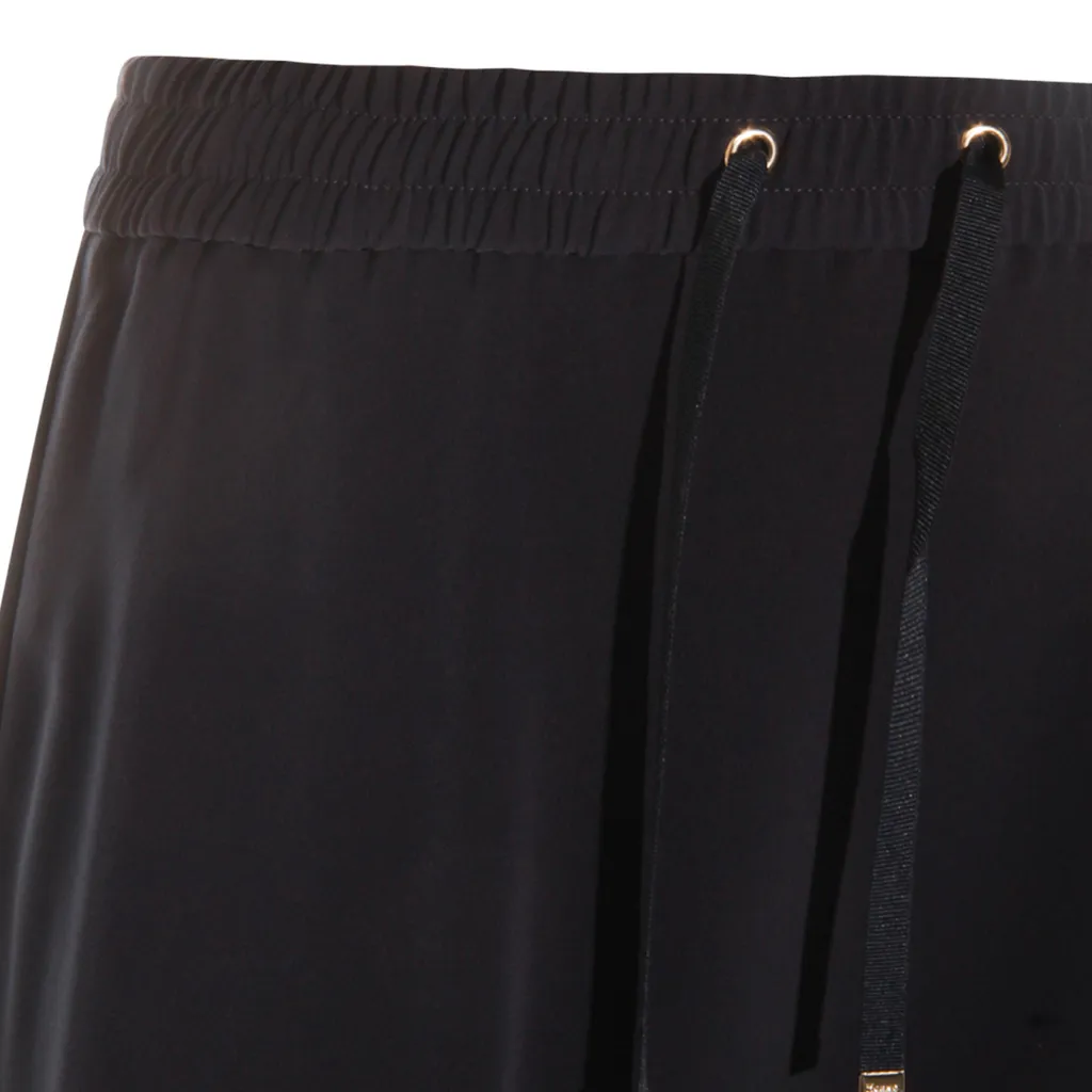Drawstring Flared Skirt
