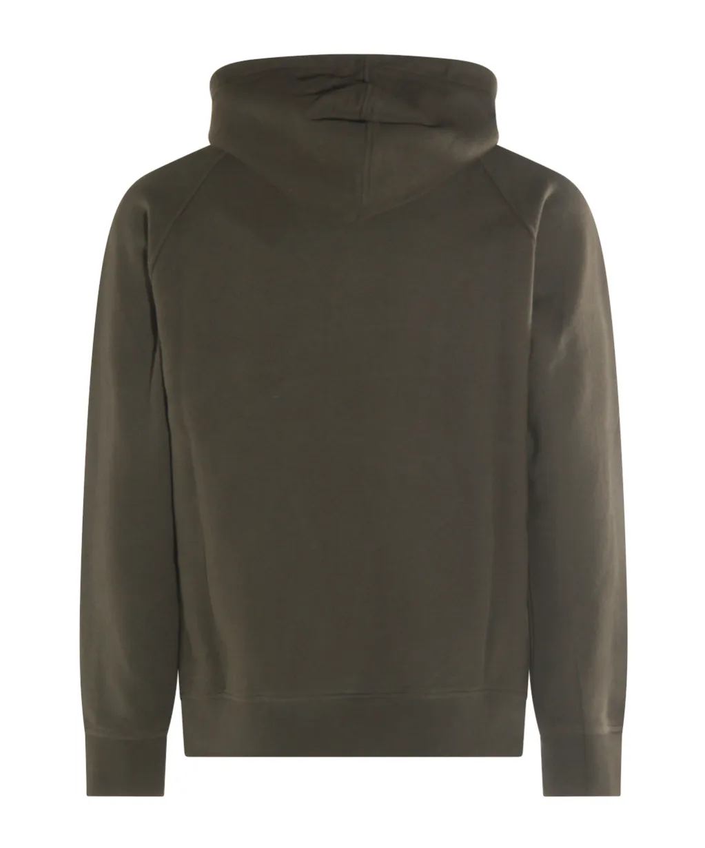 Logo-Patch Long-Sleeve Hoodie