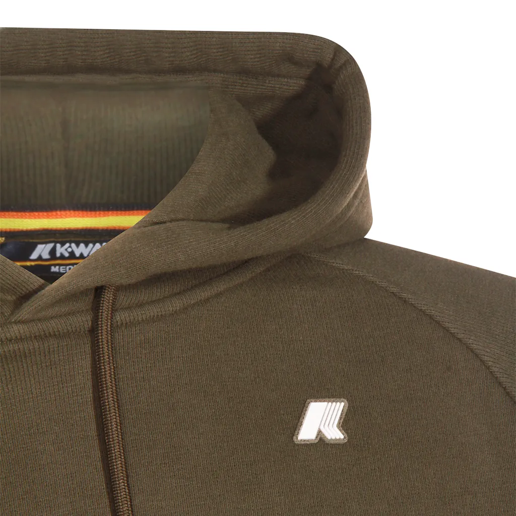 Logo-Patch Long-Sleeve Hoodie