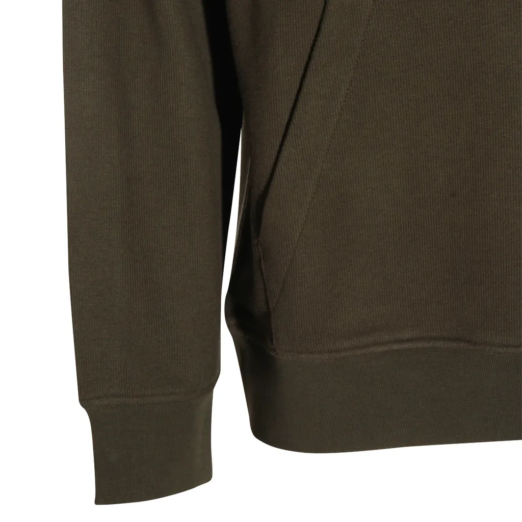 Logo-Patch Long-Sleeve Hoodie