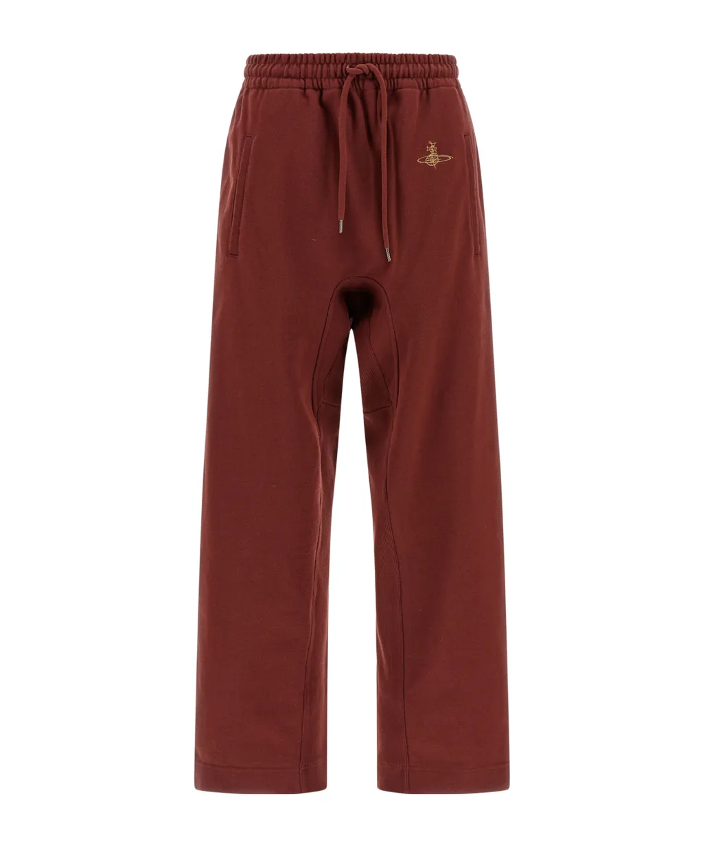 Drawstring Logo Embroidered Joggers