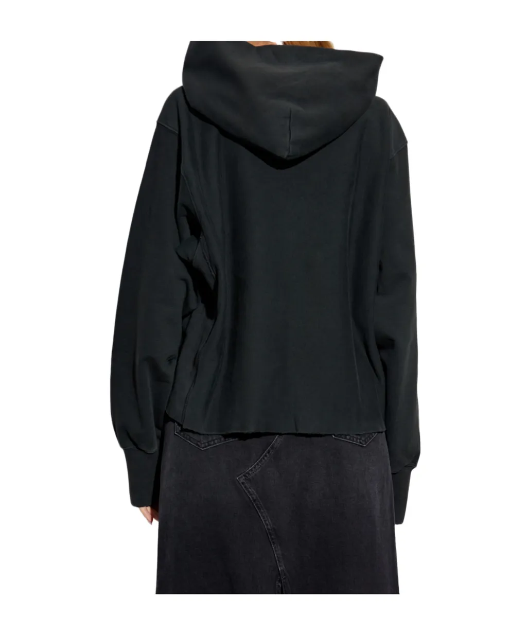 Long Sleeve Logo Appliqué Hoodie