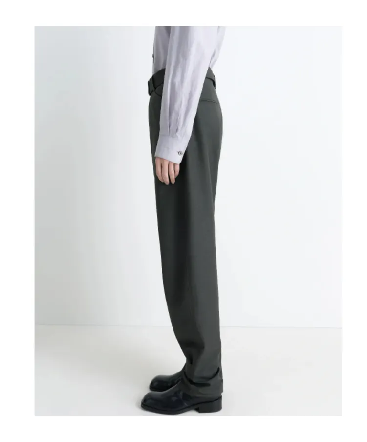 Belted Tailored Trousers