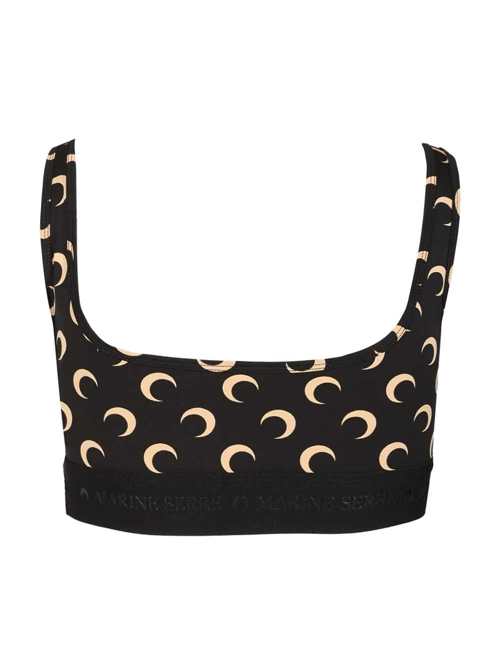 Moon Printed Jersey Sports Bra