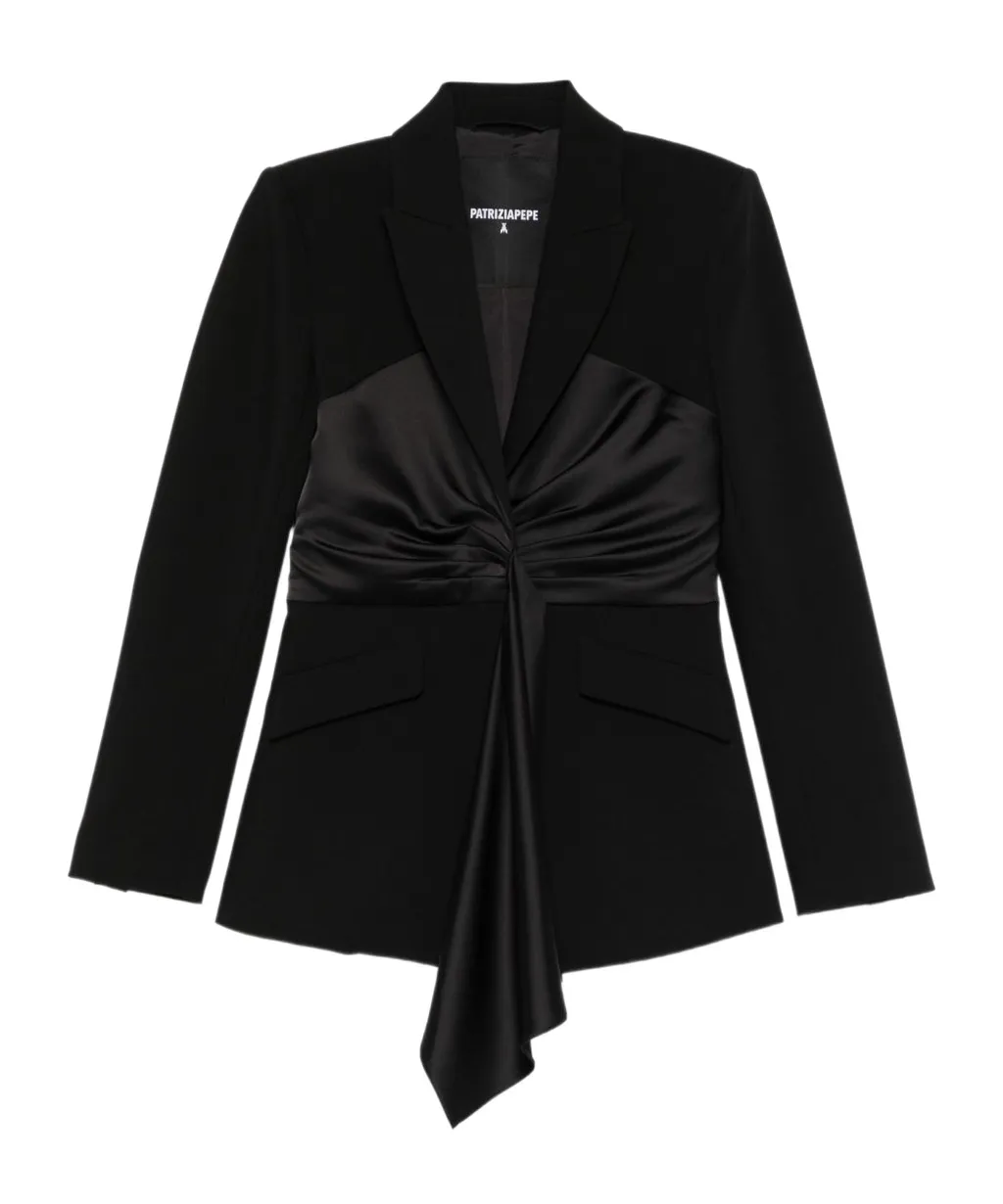 Drape Detail Blazer