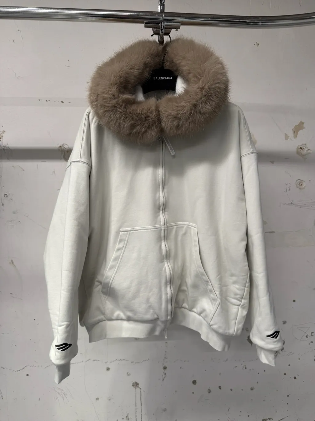 Fluffy Zip-Up Hoodie