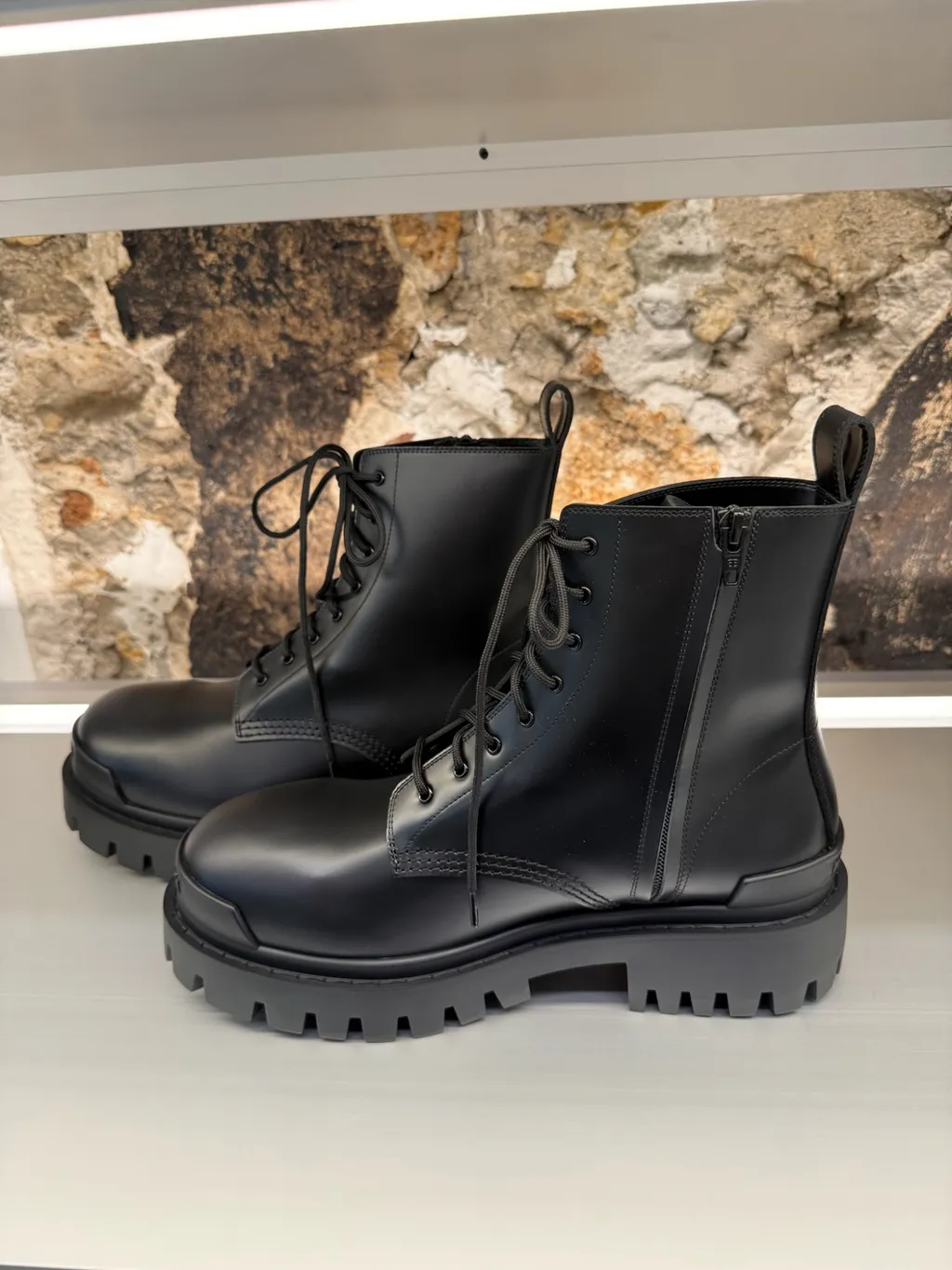 Strike Lace-Up Boots