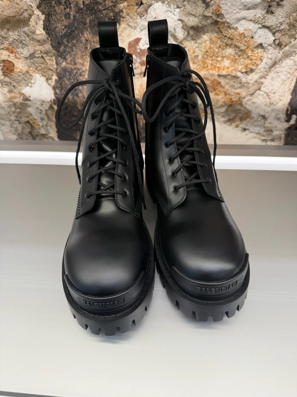 Strike Lace-Up Boots