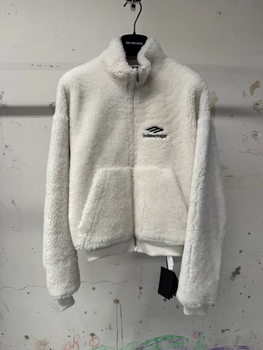 Cropped Shearling Jacket