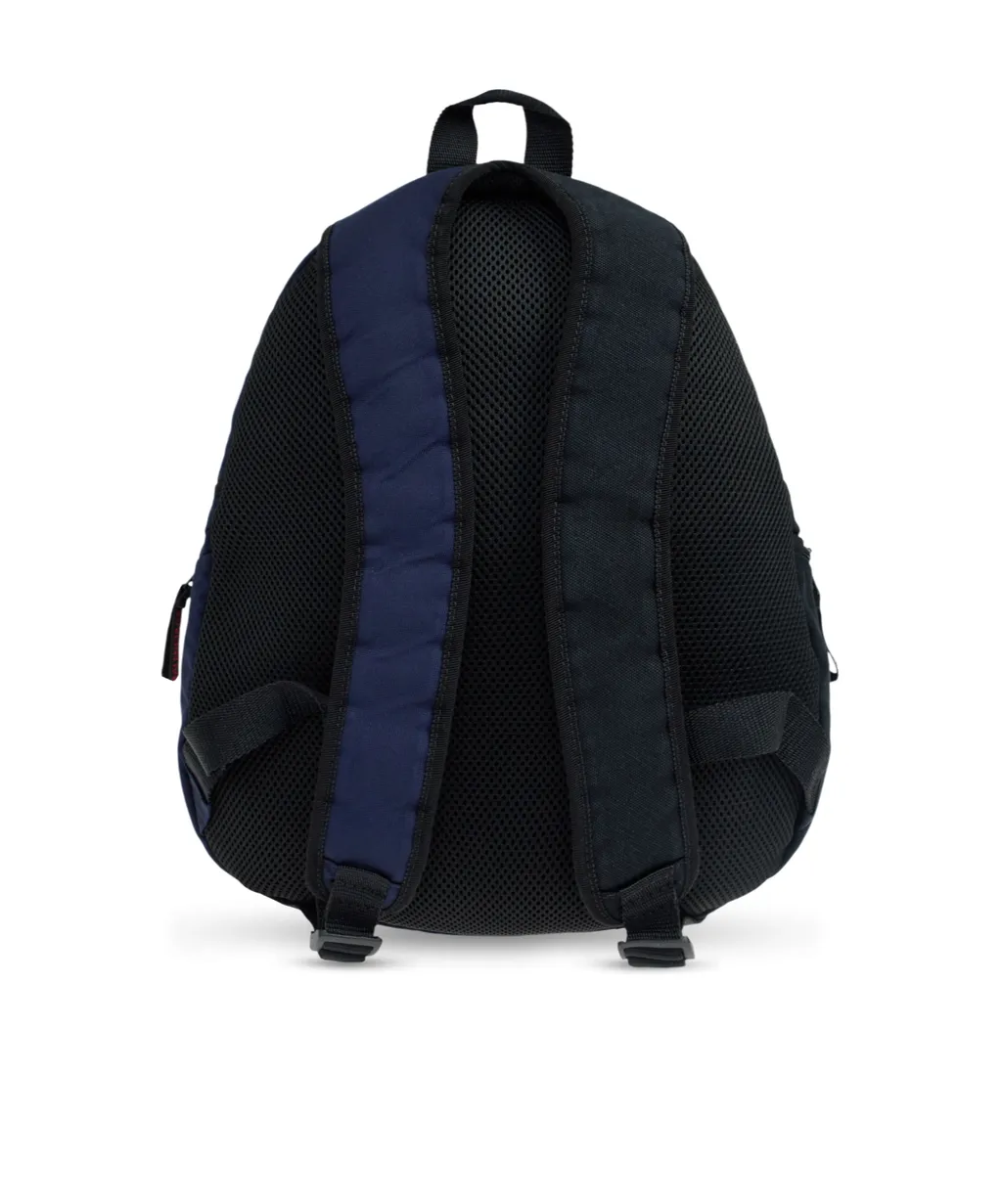 Logo Embroidered Buckled Backpack