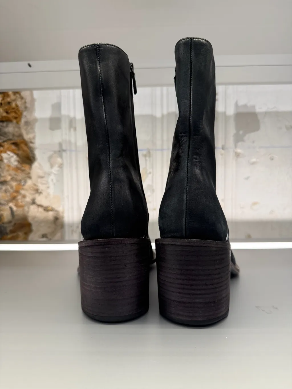 Boogie Square-Toe Ankle Boots