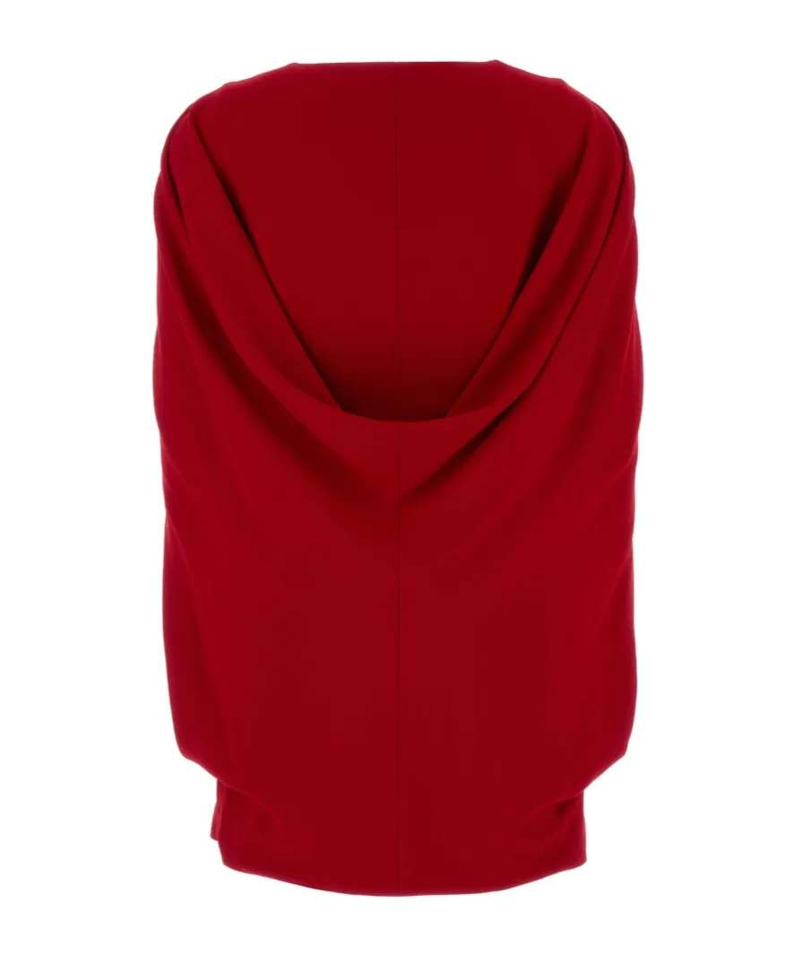Stretch Cape Mini Dress
