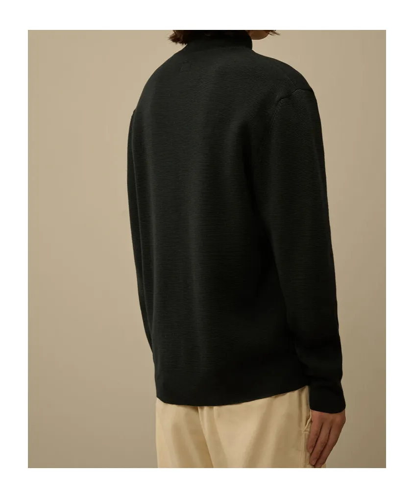 Re-Wool Full Zip Lens Cardigan