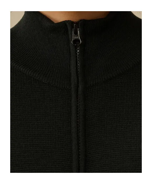 Re-Wool Full Zip Lens Cardigan
