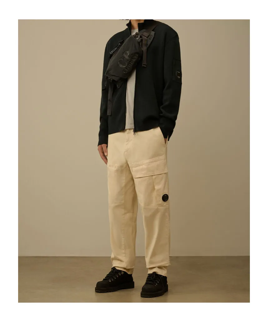 Re-Wool Full Zip Lens Cardigan