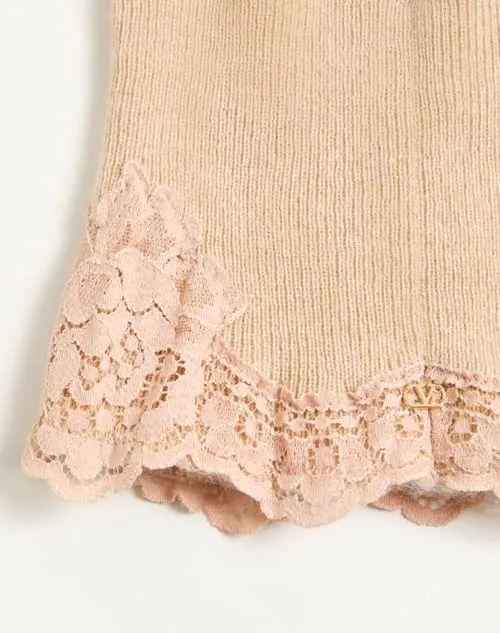 Vlogo Signature Cashmere And Lace Headband