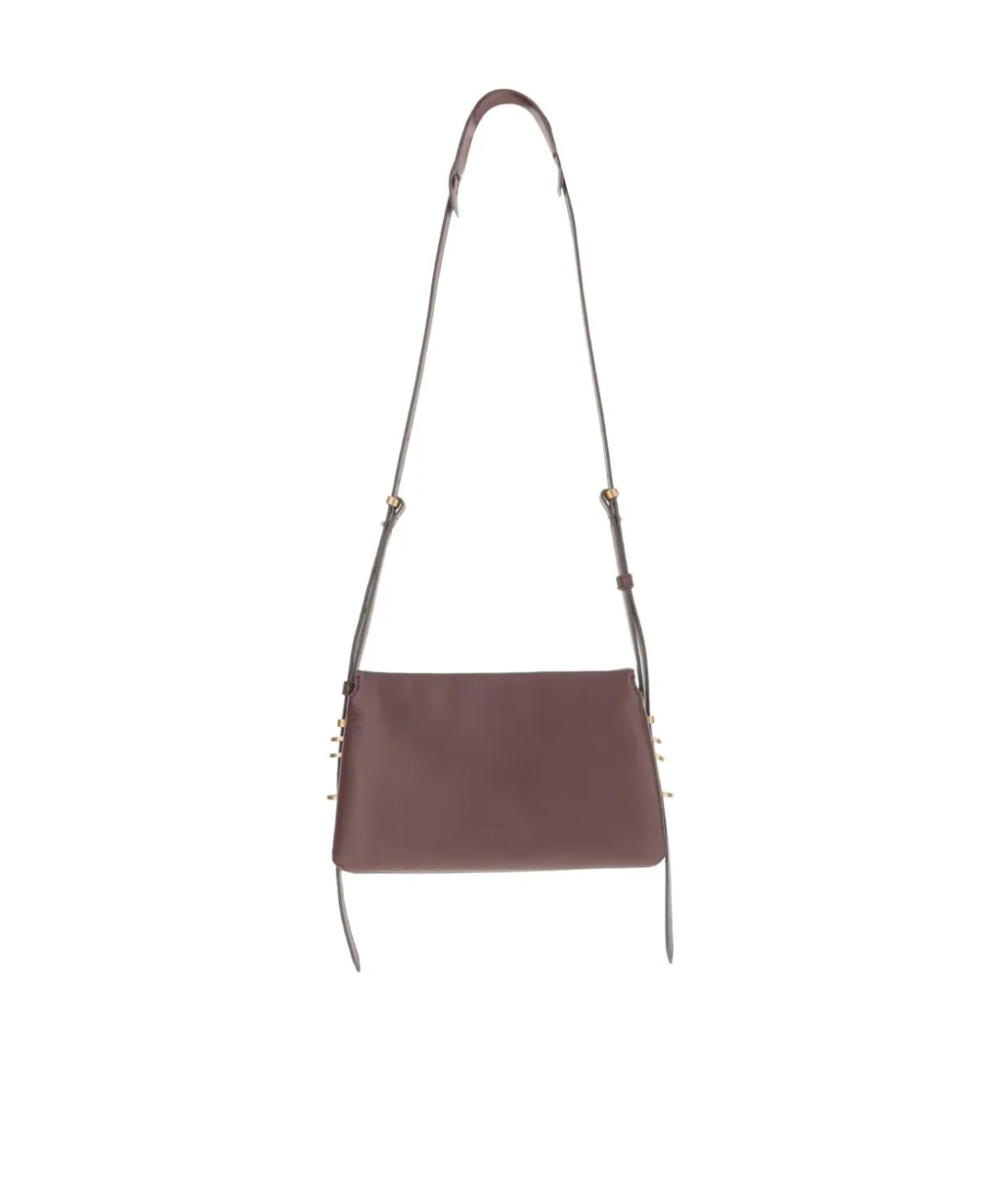 Calfskin Shoulder Bag With Logo