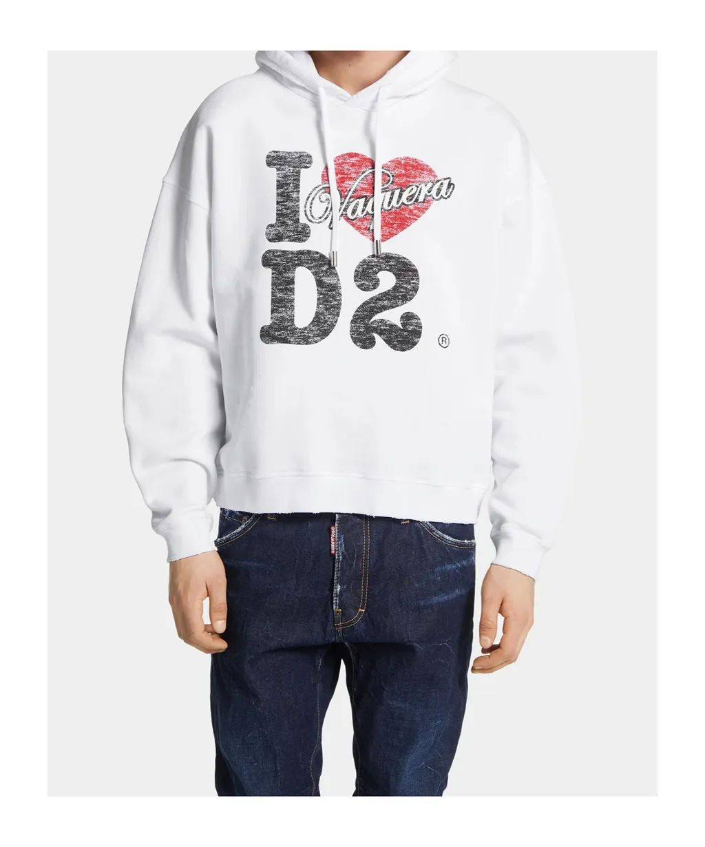 Vaquera X D2 Destroyed Relax Fit Hoodie