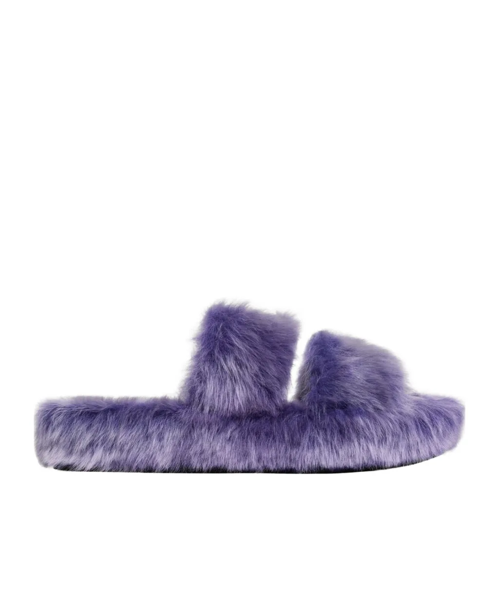 Slides Triomphe In Shearling