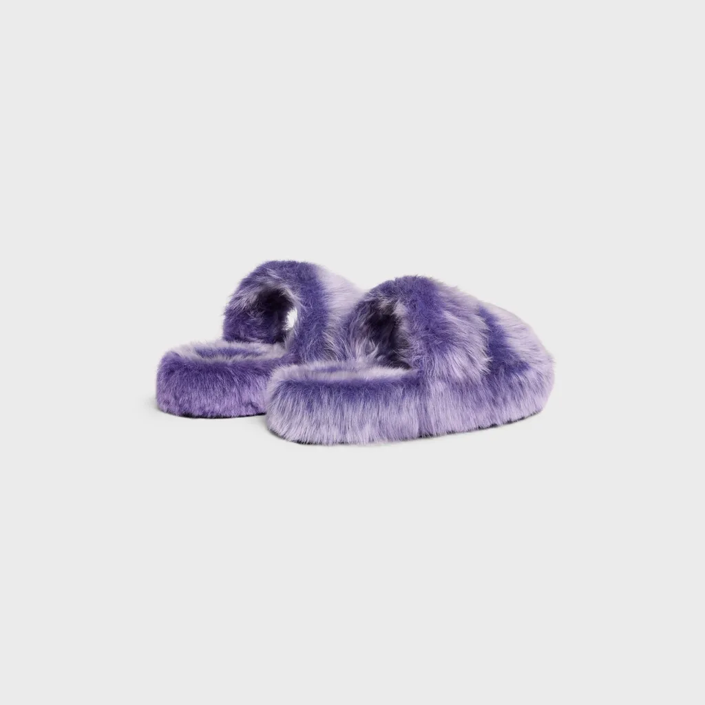Slides Triomphe In Shearling