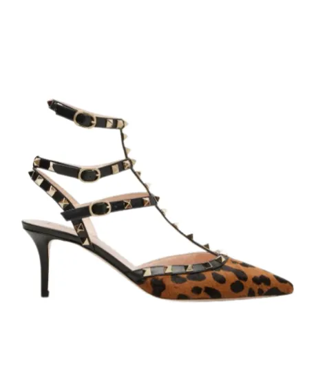 Rockstud Pointed-Toe Pumps