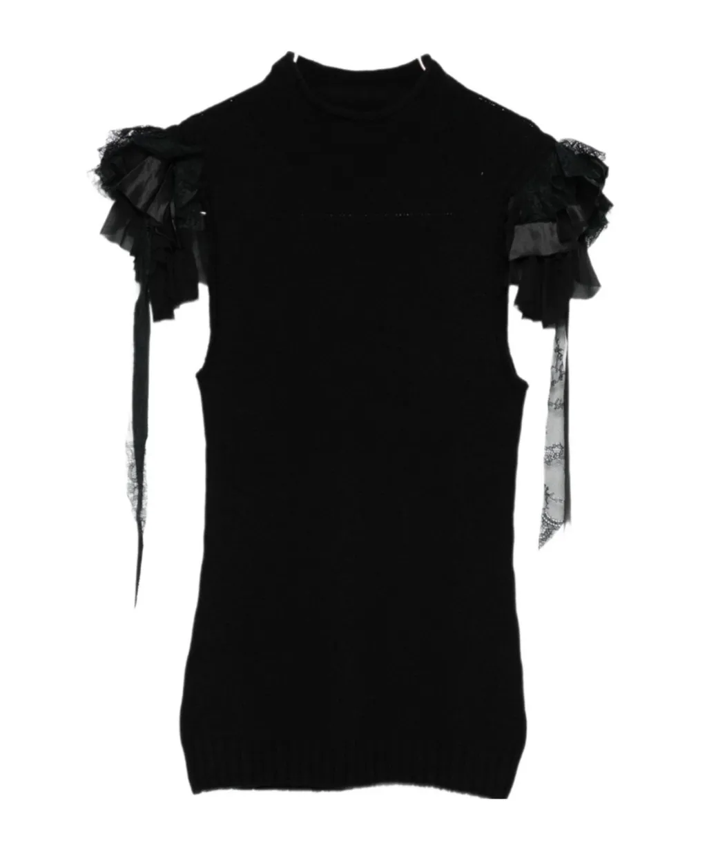 Ruffled-Detail Blouse