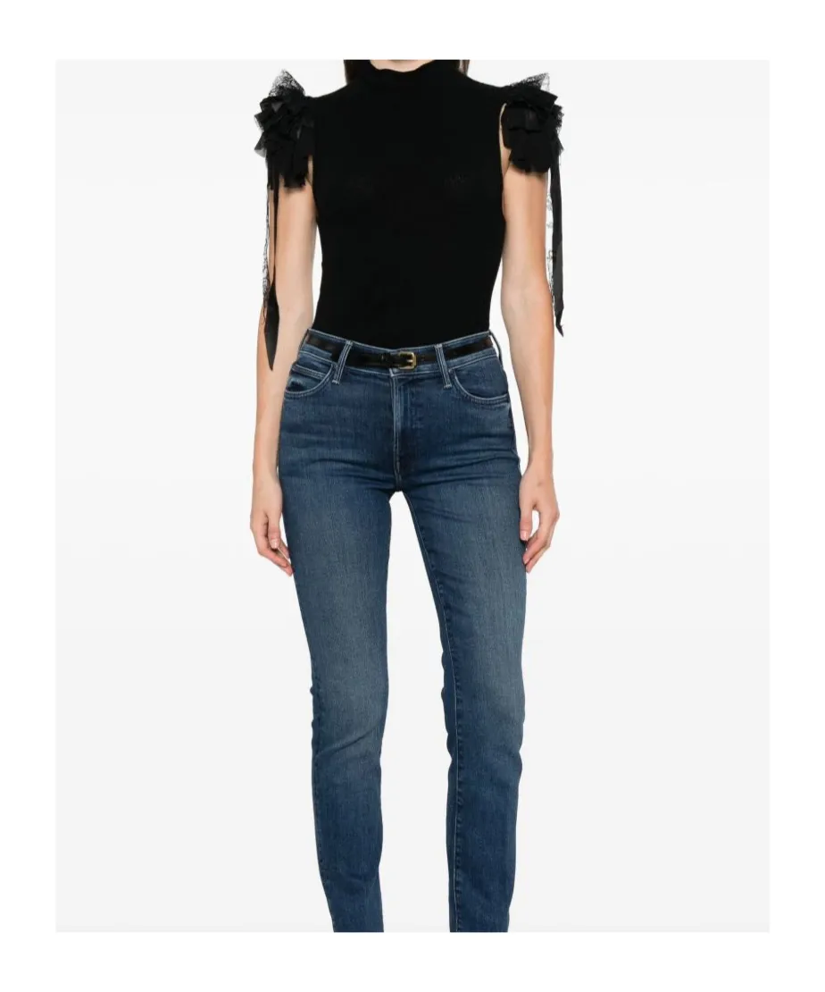 Ruffled-Detail Blouse