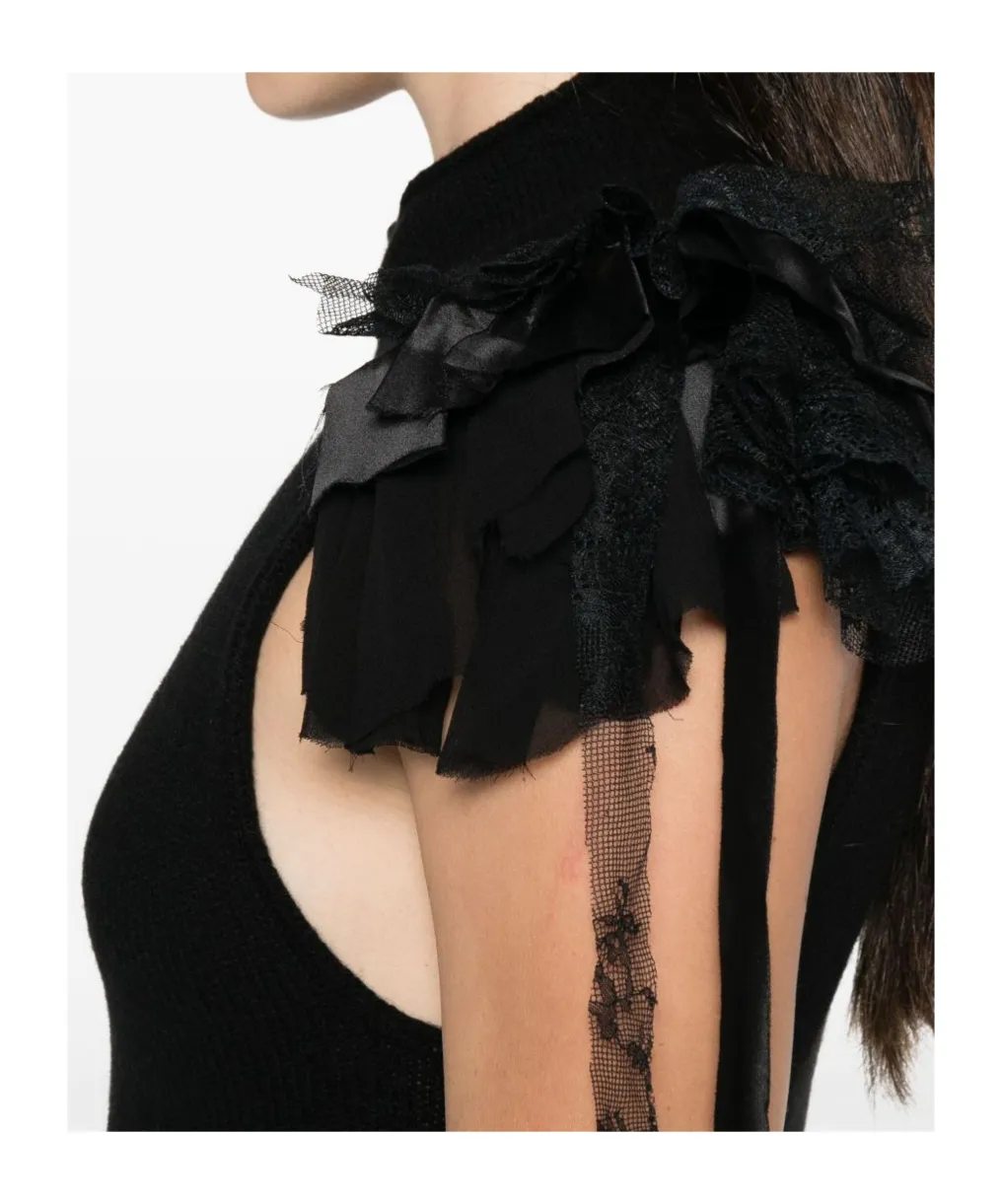 Ruffled-Detail Blouse