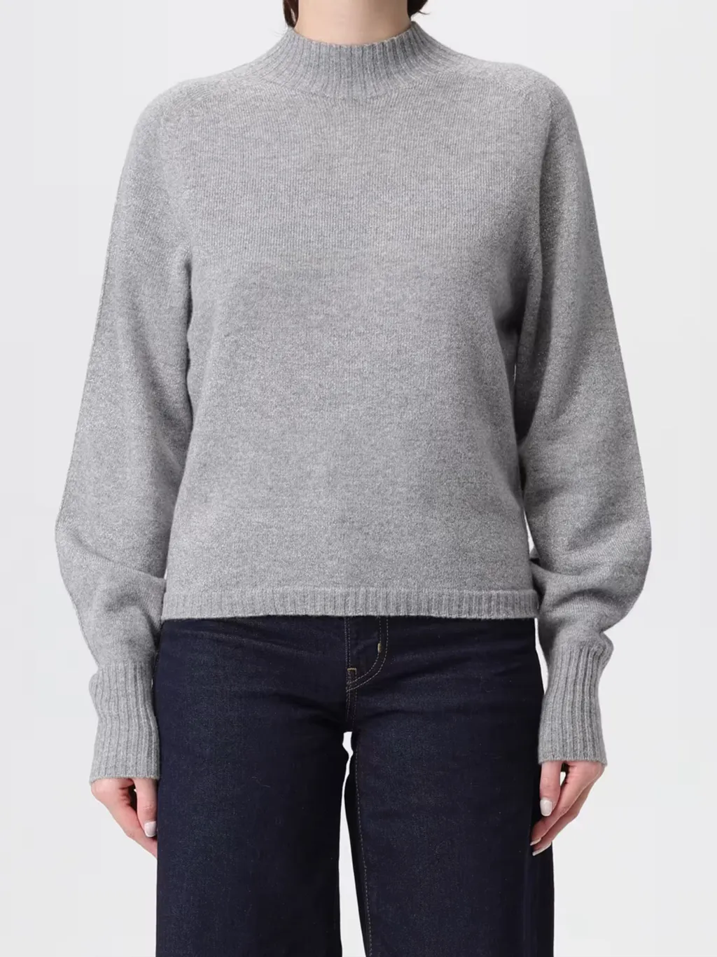 Long-Sleeved Mock-Neck Jumper