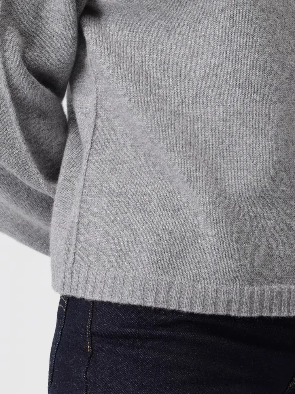Long-Sleeved Mock-Neck Jumper