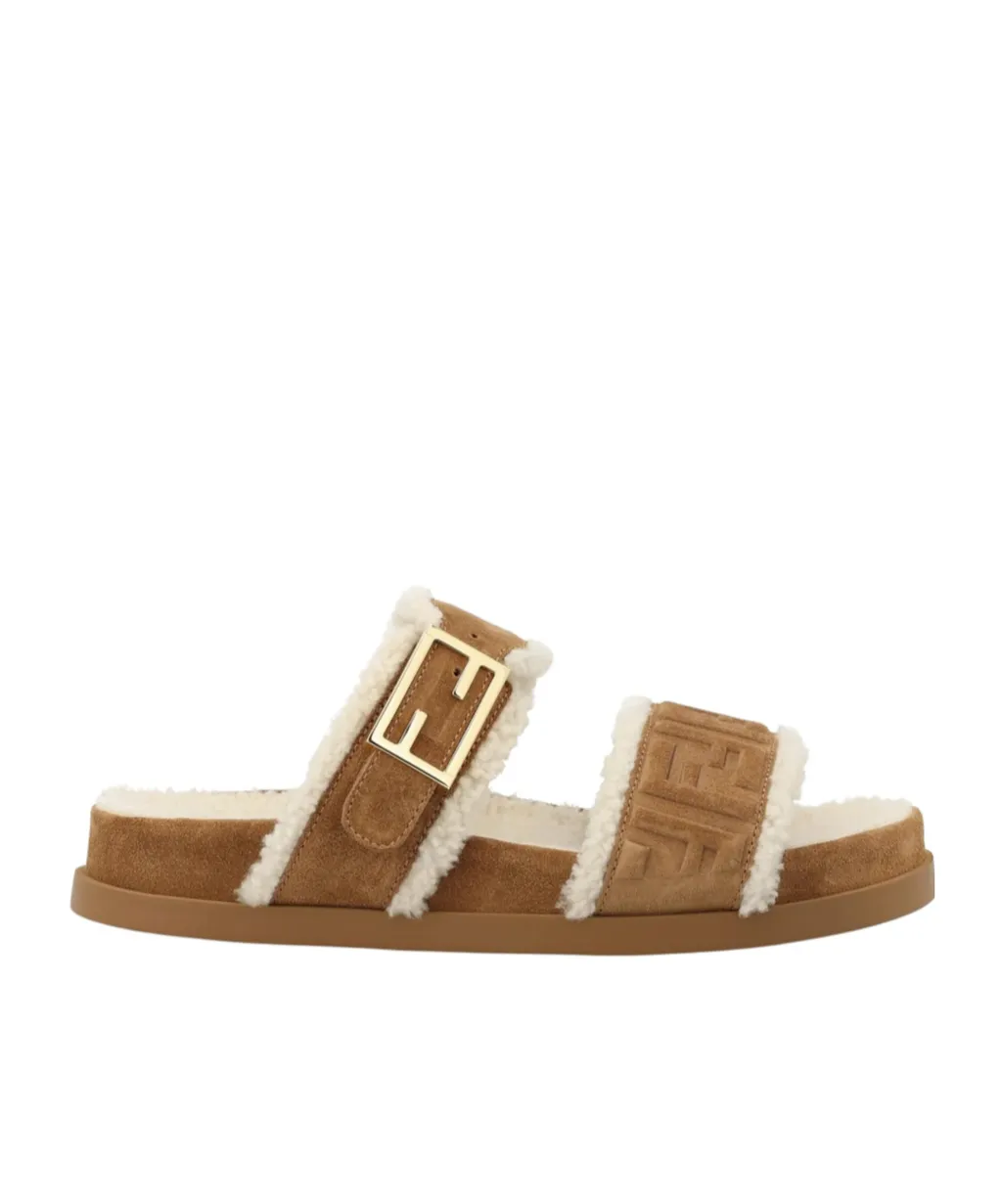 Feel Ff Embossed Sandals