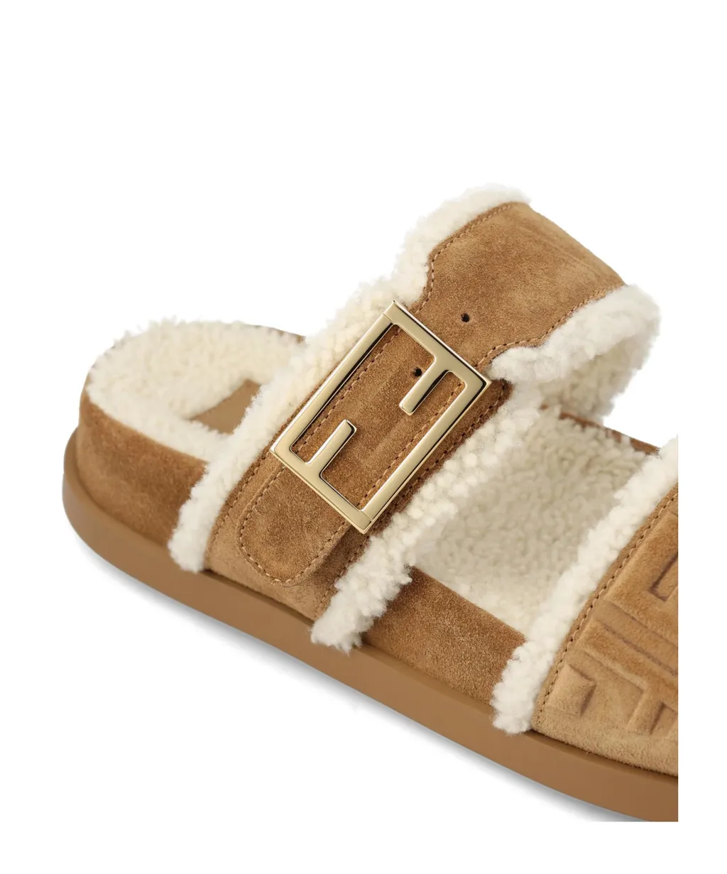 Feel Ff Embossed Sandals
