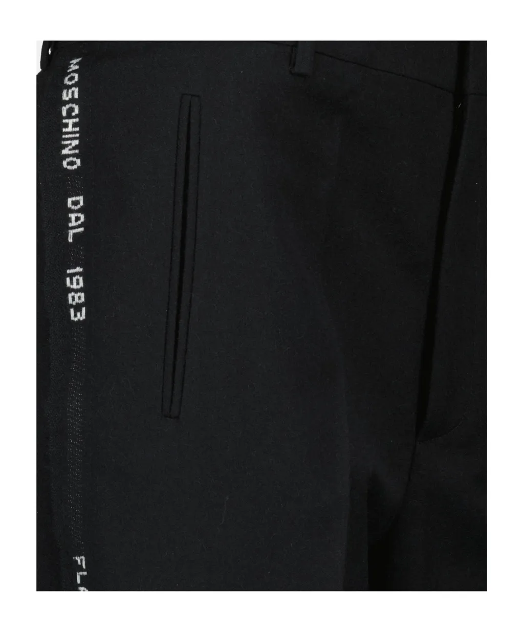 Logo-Trim Trousers