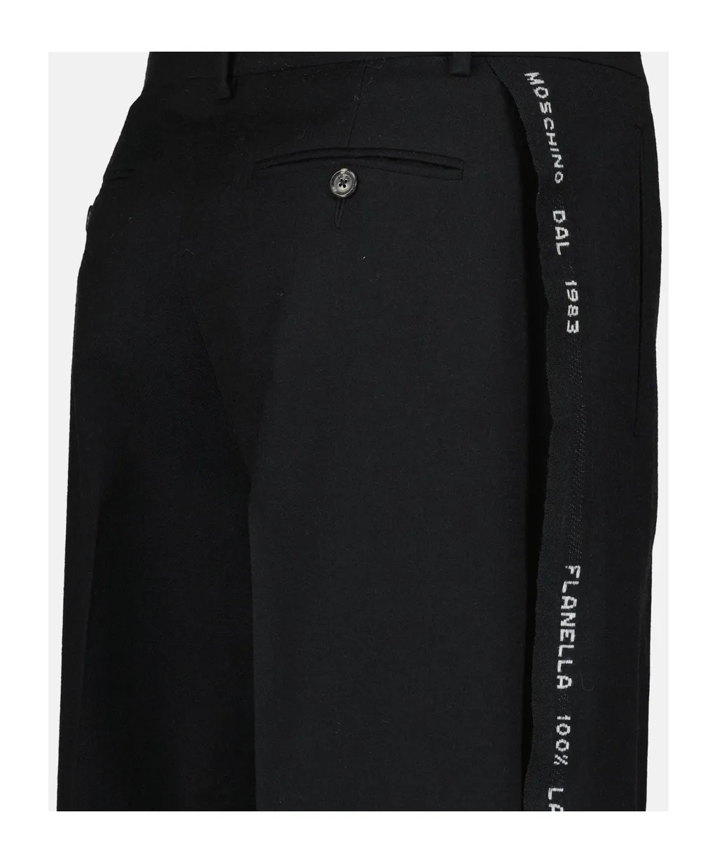 Logo-Trim Trousers