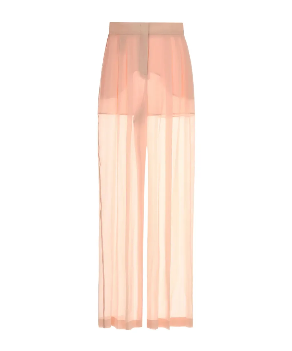 Semi-Sheer Georgette Pants