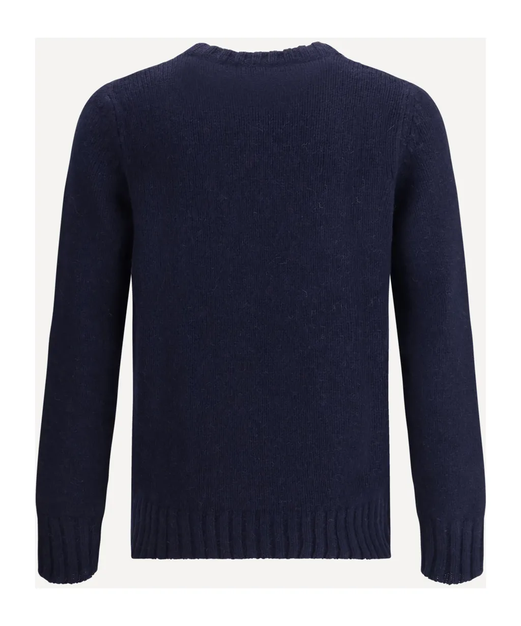 Cashmere Interlaced Crewneck Knitwear