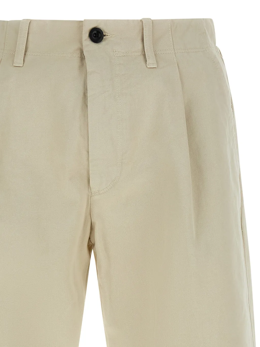 Pleated Loose-Fit Pants