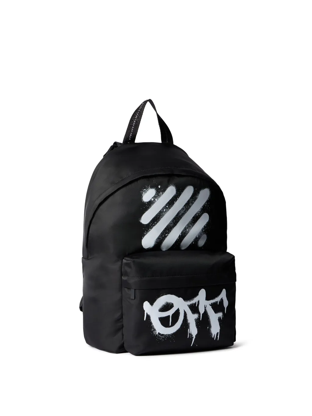 Logo Printed Zip-Up Backpack
